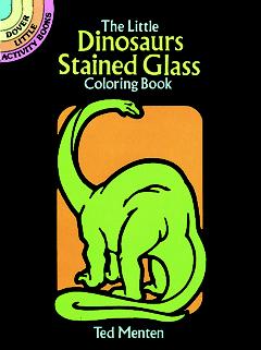 Dinosaur Stained Glass Coloring Book the dinosaur farm dover