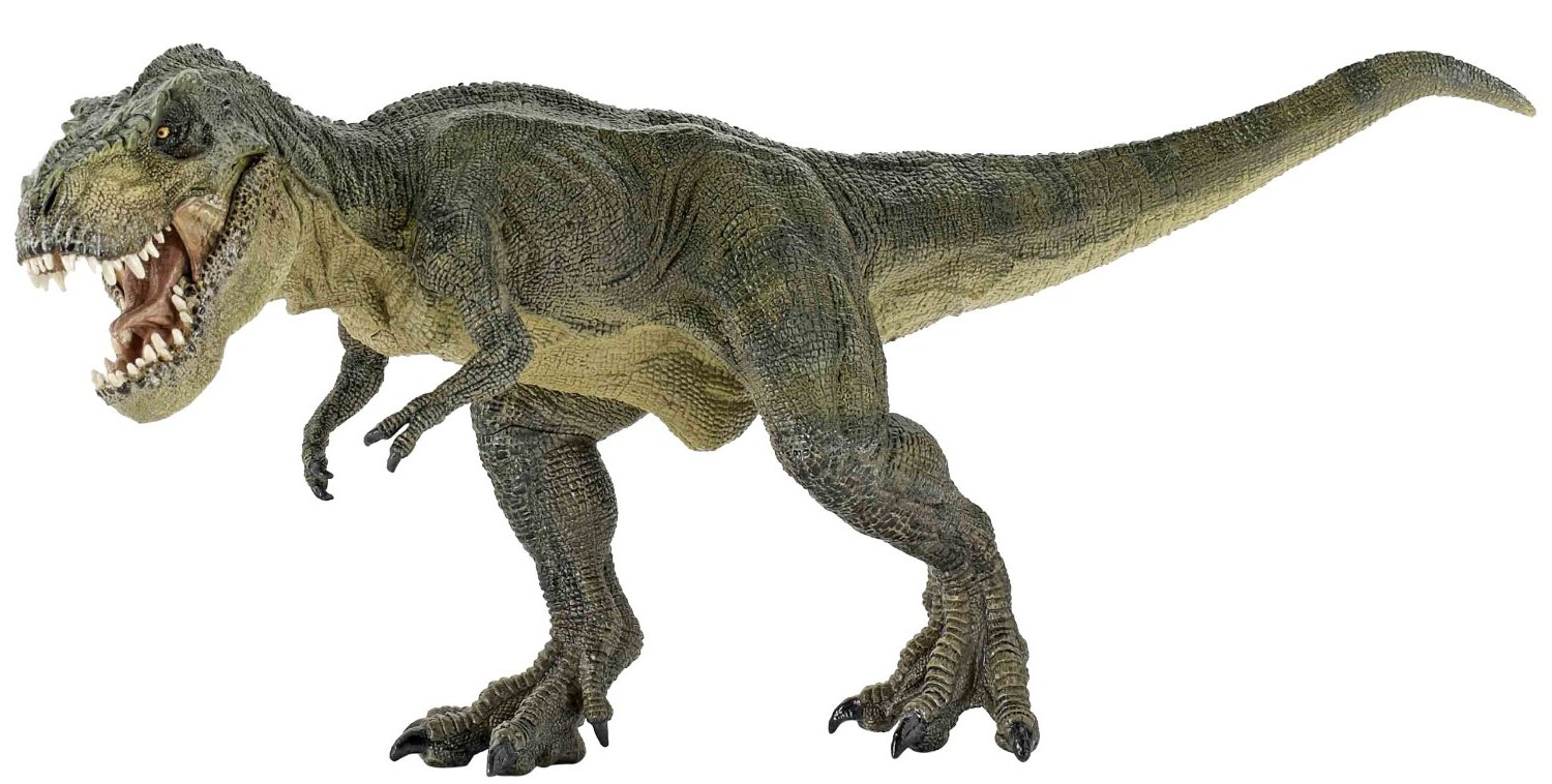 t-rex - running t-rex - papo - the dinosaur farm - figures