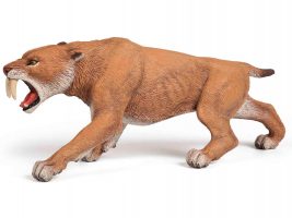 Smilodon Papo- the dinosaur farm- smilodon- saber tooth tiger- papo- saber tooth cat- dinosaur figures- prehistoric mammals- toys