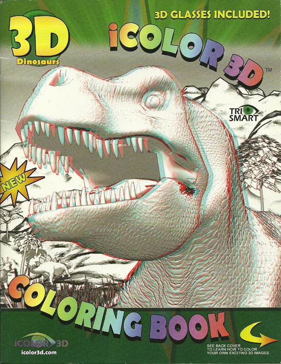 Kakadu parfum Silicium iColor 3D Dinosaur Coloring Book | The Dinosaur Farm
