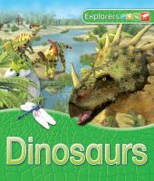 Explorers Dinosaurs kingfisher- the dinosaur farm- dinosaur book- book- king fisher book- dinosaur- educational book
