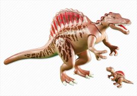 Spinosaurus with Baby play mobil the dinosaurfarm