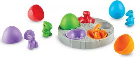 Learning Resources Babysaurs Sorting Set, Dino Toy, Counting & Sorting Toy, Dinosaur Toys, Mystery Toys, Surprise Egg Toys, Ages 18 mos+
