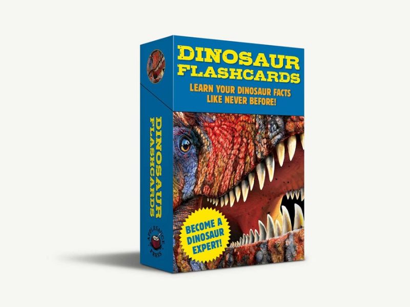 Did you know that the Tyrannosaurus Rex had a bite force of more than 12,800 pounds? Or that Quetzalcoatlus stood as tall as a giraffe and could spread its wings more than 30 feet wide? Discover amazing facts about your favorite dinosaurs with Dinosaur Flashcards! Kids of all ages will be entertained by terrifying carnivores, humongous herbivores, and everything in-between. Featuring scientifically accurate illustrations by award-winning artists. Use these flash cards to learn your dinosaurs better than ever, and put your family and friends’ prehistoric knowledge to the test. This is the perfect gift for the little paleontologist in your life. Learn incredible facts and make cool new discoveries about the biggest reptiles to ever walk the earth with Dinosaur Flash Cards!