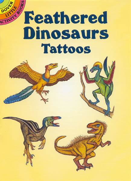 Featherd Dinosaur Tattoos dover the dinosaur farm