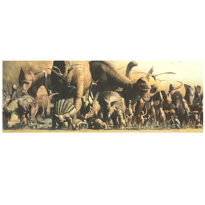 Dinosaur Poster - The dinosaur farm
