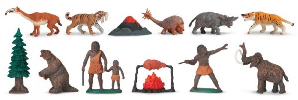 prehistoric life toob - tube - the dinosaur farm - prehistoric life - toys - figures