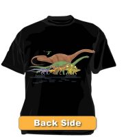 timeline t-shirt- the dinosaur farm - wild cotton- t-shirt- dinosaur shirts-