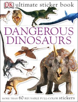 DK Iltimate Sticker Book - Dangerous dinosaurs- the dinosaur farm- sticker book- dk- activity book