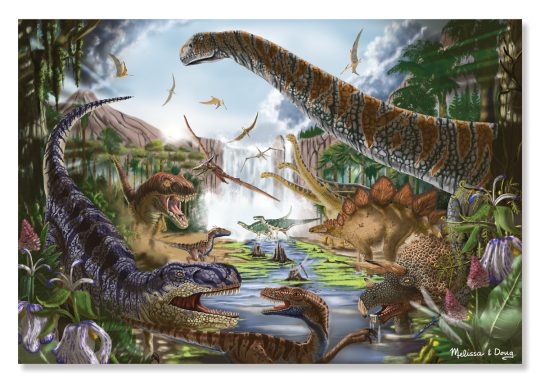 8971_200pc Puzzle-Prehistoric Waterfall-puzzle label_O