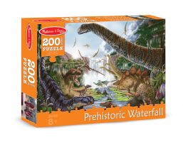200pc-Prehistoric-Waterfall-Dino-Cardboard-Jigsaw-Puzzle-Melissa--doug-the dinosaur farm