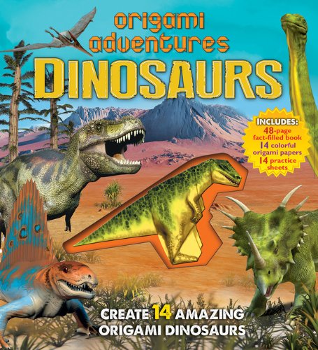 Origami adventures dinosaurs-the dinosaur farm- dinosaur activity book-dinosaur