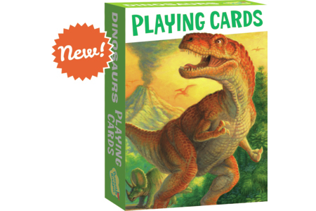 playing cards peaceable kingdom the dinosaur farm