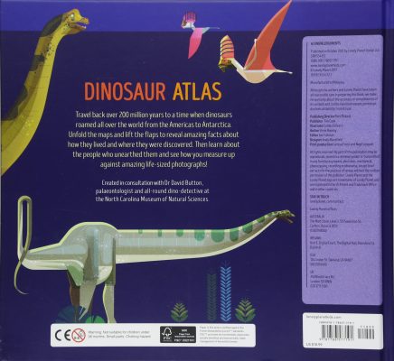 Dinosaur Atlas lonely planet kids back
