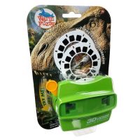 INCLUDES 21 Photos of 3-D Dinosaurs EASY TO USE, simply press lever to view each colorful photo COMES WITH 3 Disks with Multiple Photos SIZE: Viewer is 4.5" For AGES 3 and Up
