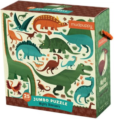 dinosaur puzzle mighty dinosaurs jumbo puzzle
