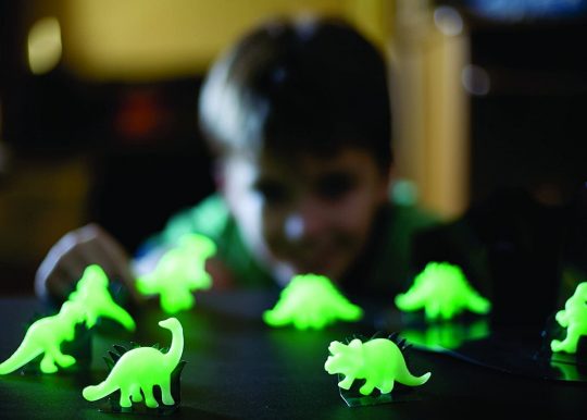 glow in the dark 3d dinosaurs wall decorations open