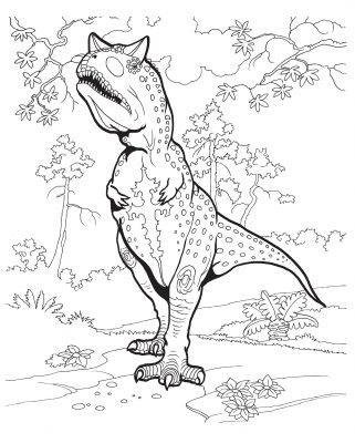Dinosaurs coloring book dover 1