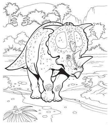 Dinosaurs coloring book dover 2