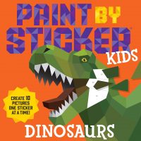 Paint by sticker kids the dinosaur farm