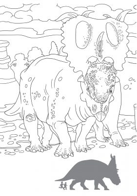 mega dinosaurs coloring book 2