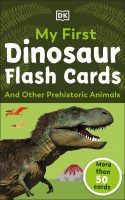 Go on an exciting adventure with your toddler through the prehistoric world of dinosaurs. Do you know which dinosaur was discovered first? What's the difference between the Edmontosaurus and the Megalosaurus? Which dragon had a feathery tail? These questions and many more get answered in these 17 fun-packed question-and-answer flashcards for young dinosaur fans. Explore the wonderful world of dinosaurs through these colorful flashcards: • Expertly designed to develop early language skills, boost information processing skills and help increase attention span. • Questions on the back of each card give parents and teachers talking points to keep children engaged. • Sturdy cards with child-friendly rounded corners for years of play. • Bright, colorful illustrations capture the attention of young children. • Simple questions about each dinosaur encourage little ones to think more deeply about what they have just heard. Embark on an exciting adventure through prehistoric times while introducing your children to the world of dinosaurs. Kids will love the colorful images and engaging dinosaur facts and questions that encourage learning through play. Watch as your little one masters the names and facts of these 17 prehistoric beasts using these educational flashcards. This study and easy to transport box of flashcards will test your toddlers memory through simple questions while encouraging them to think more deeply about what they’ve just heard. Packed with vibrant images and engaging questions, this Flashcard collection is perfect for parents and teachers that want to make learning fun. Create the future explorers, information seekers and paleontologists of the world using My First Dinosaur flashcards.