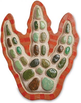 Paint your own Dinosaur footprint stepping stone 2