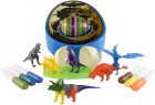 The DinoMazing Dinosaur Egg and Easter Egg Decorator Kit - Egg Decorating Spinner Arts and Crafts Activity - Includes Mystery Dino Eggs with Non-Toxic Slime