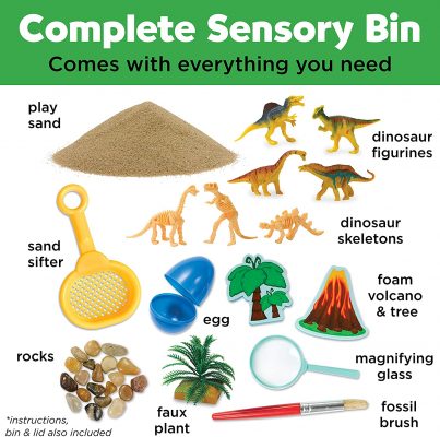 dinosaur sensory bin creativity for kids the dinosaur farm 1