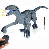 Review and buy this Odyssey Toys Rapid Raptor Blue Velociraptor Remote Control Dino at Maziply Toys, Odyssey Toys's premier authorized toy store trusted by countless families across the United States. A great product in the vehicles & remote control department. High quality you expect from Odyssey Toys. Makes the perfect gift for Odyssey Toys enthusiasts that are at least 8 years old. Prowl with shockingly real movement with the Rapid Raptor. One look will convince any onlooker that a real miniature dinosaur is bearing down on them