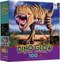 Ignite imagination with this 100 piece jigsaw puzzle featuring the dominant and fearsome T-Rex. For even more Jurassic fun, complete the puzzle and watch this predator come to life as it glows brightly in the dark!