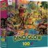 Dino glow 100 pc puzzle ceaco landscape